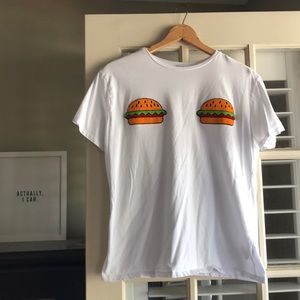 Hamburger shirt
